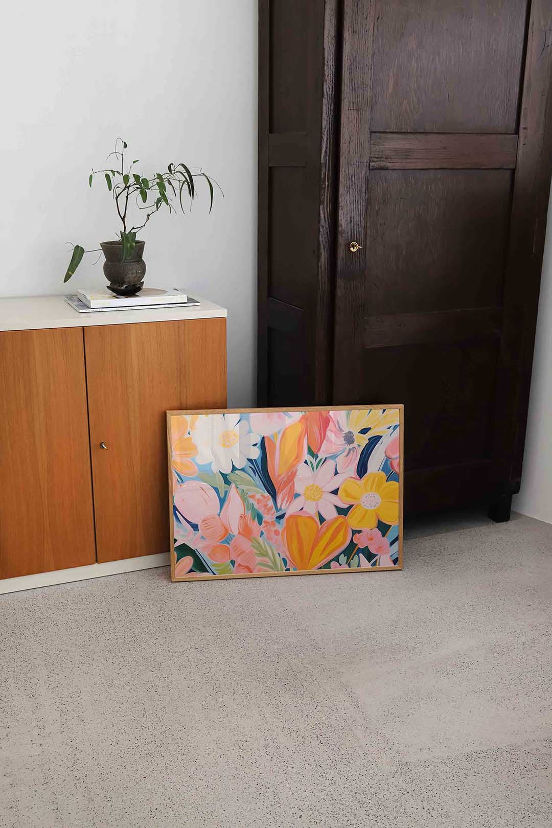 Bloemenpracht – bloemen wandkunst als landscape poster