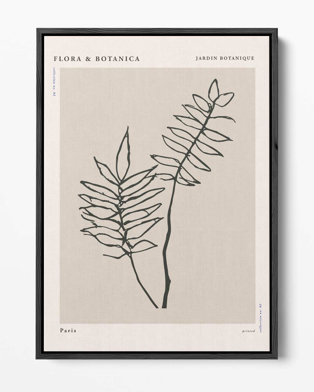Botanische Elegantie Poster – portret kunstwerk als wanddecoratie