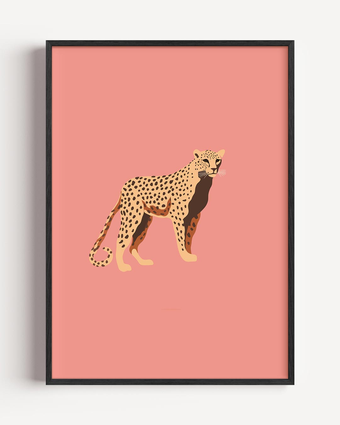 Elegante Luipaard – dieren portret poster als wanddecoratie