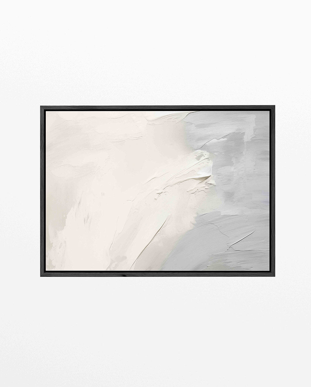 Zachte kleurenmix – liggend abstract kunstwerk