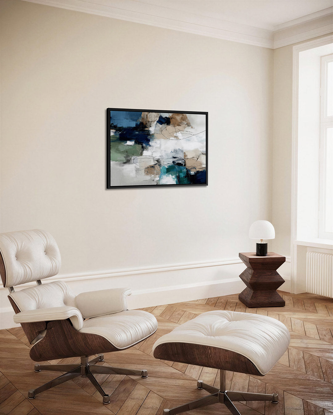 Kleurencompositie – Abstract kunstwerk – alternatieve weergave van het kunstwerk