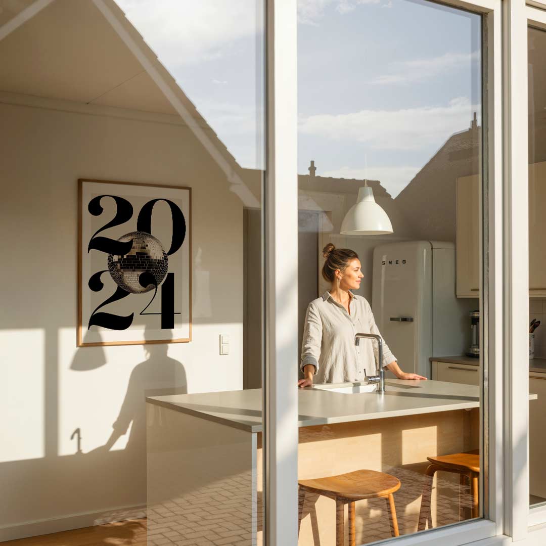 Trendy 2024 Zijn Weer Posters – staande kerst wanddecoratie van WallArtistic