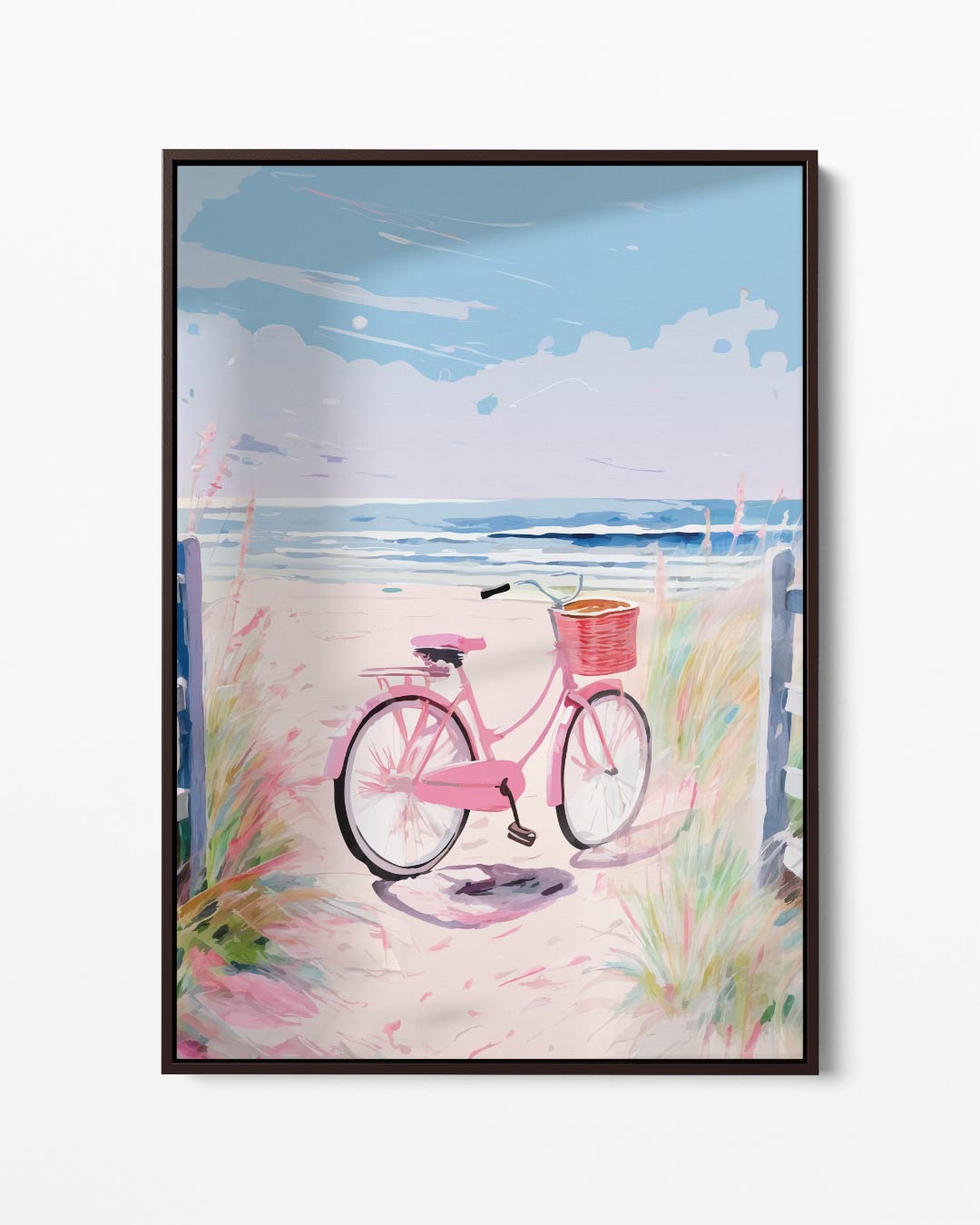 Fietstocht naar het Zeezicht – portret kunstwerk als wanddecoratie