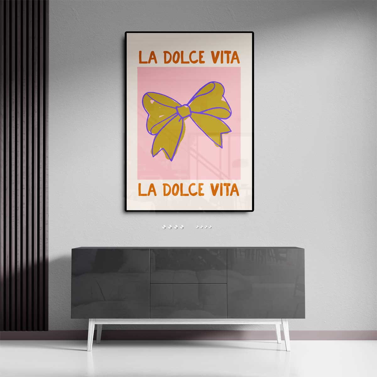 La Dolce Vita – staande wandkunst voor woonkamer of interieur