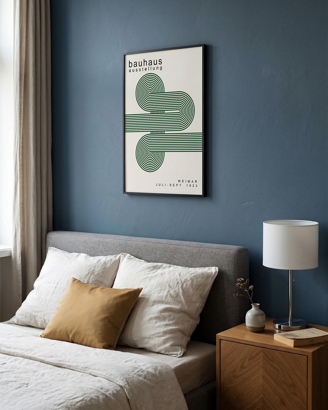 – staande Bauhaus poster voor aan de muur