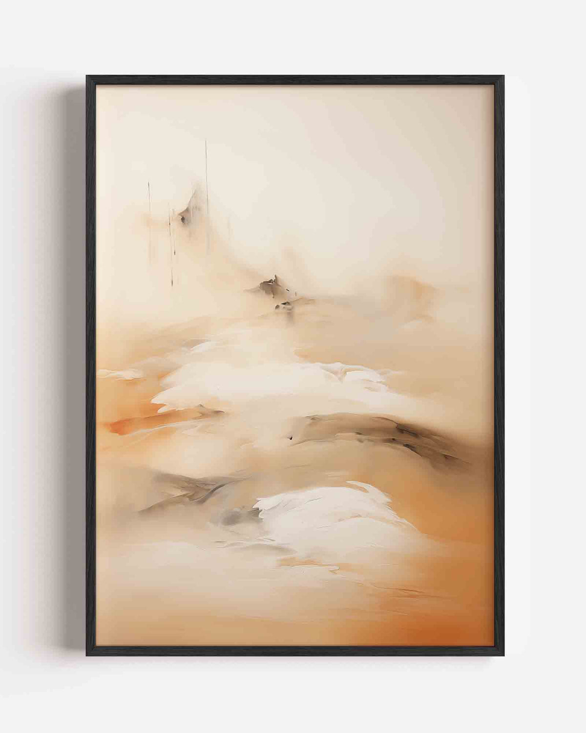 Beige landschap – natuur portret poster als wanddecoratie