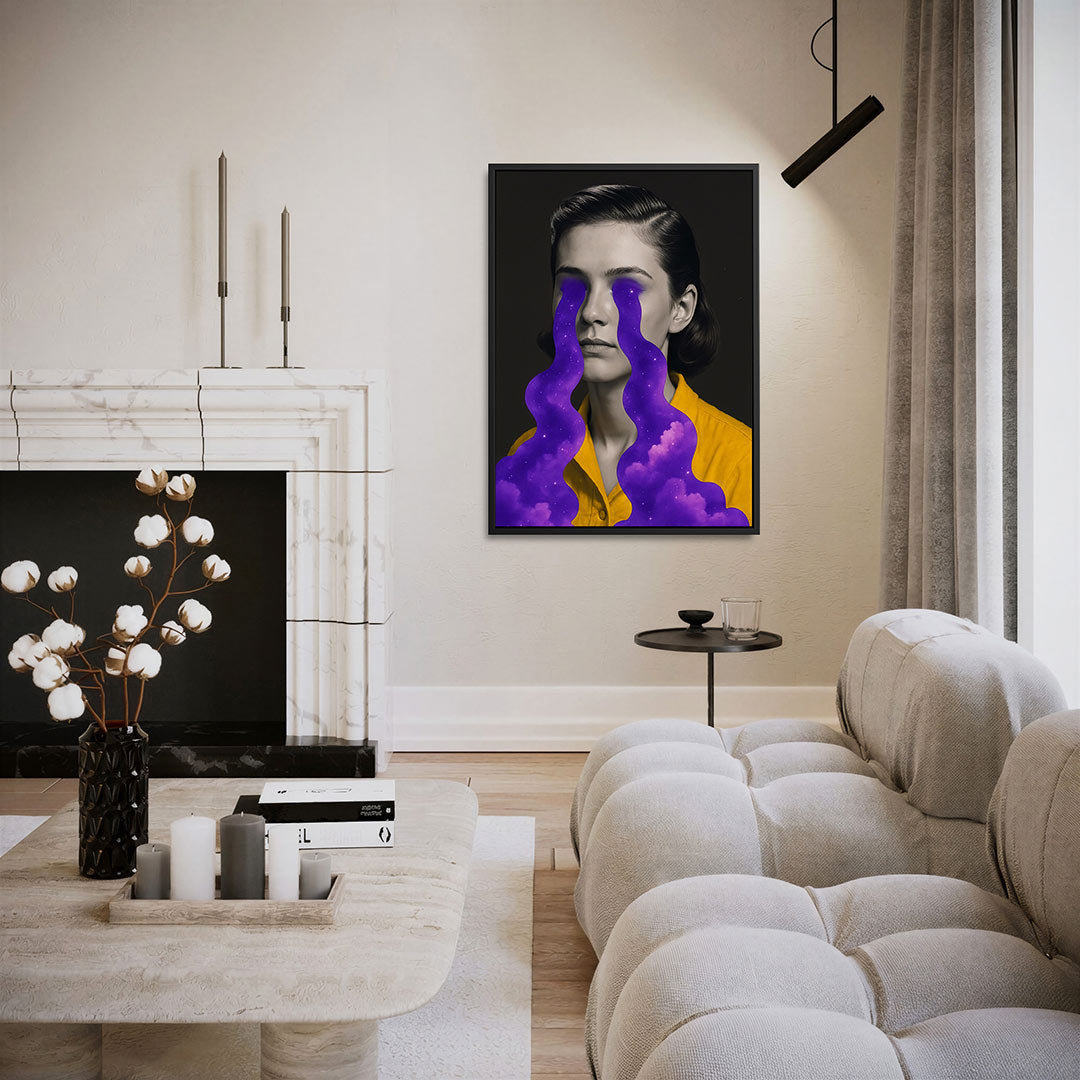 Dromerige vormen – moderne staande wandkunst