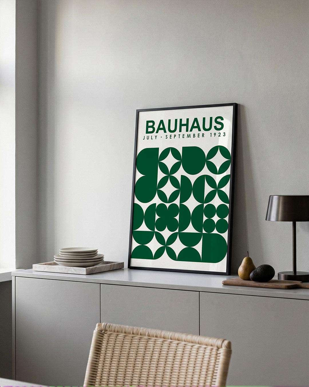  – moderne Bauhaus wandkunst als poster