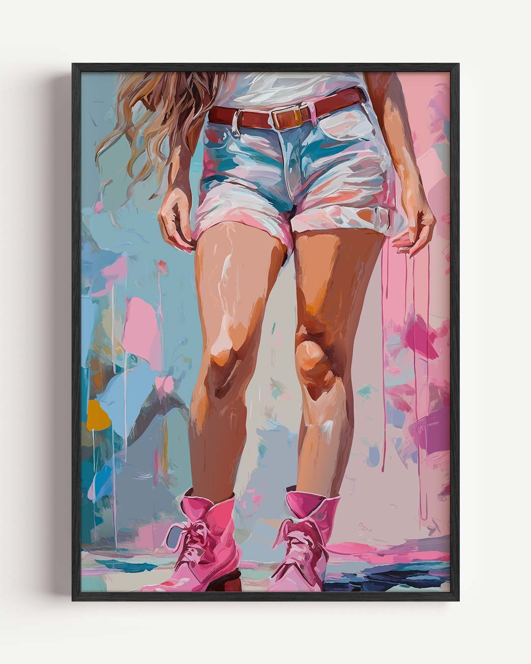 Stijlvolle Zomer Vibes – paas portret poster als wanddecoratie