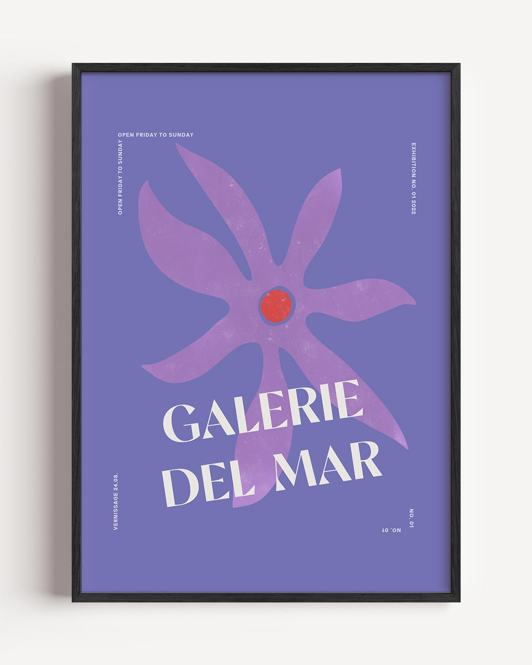 Moderne Galerie Del Mar – zomer portret poster als wanddecoratie