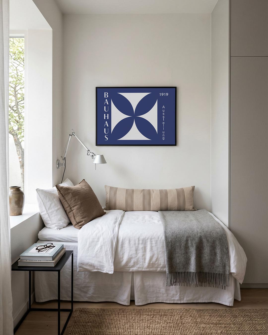 Vorm en balans – moderne Bauhaus wandkunst als poster