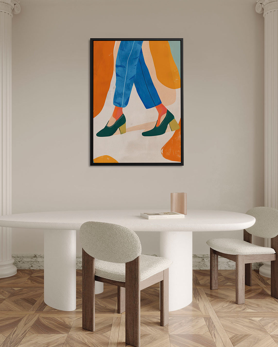 Vrolijke lijnenspel – alternatieve weergave van het kunstwerk