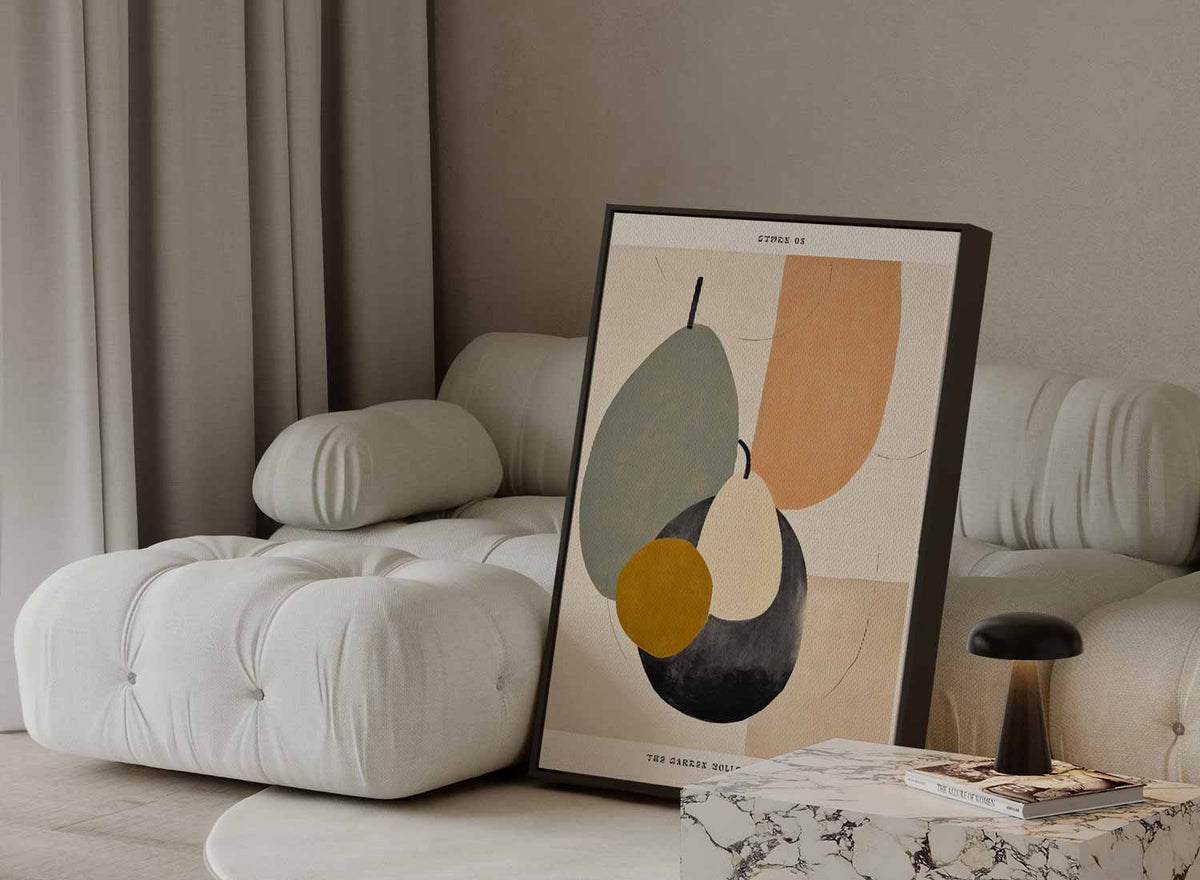 Abstracte Tuinvorm Studie 05 – staande wandkunst voor woonkamer of interieur