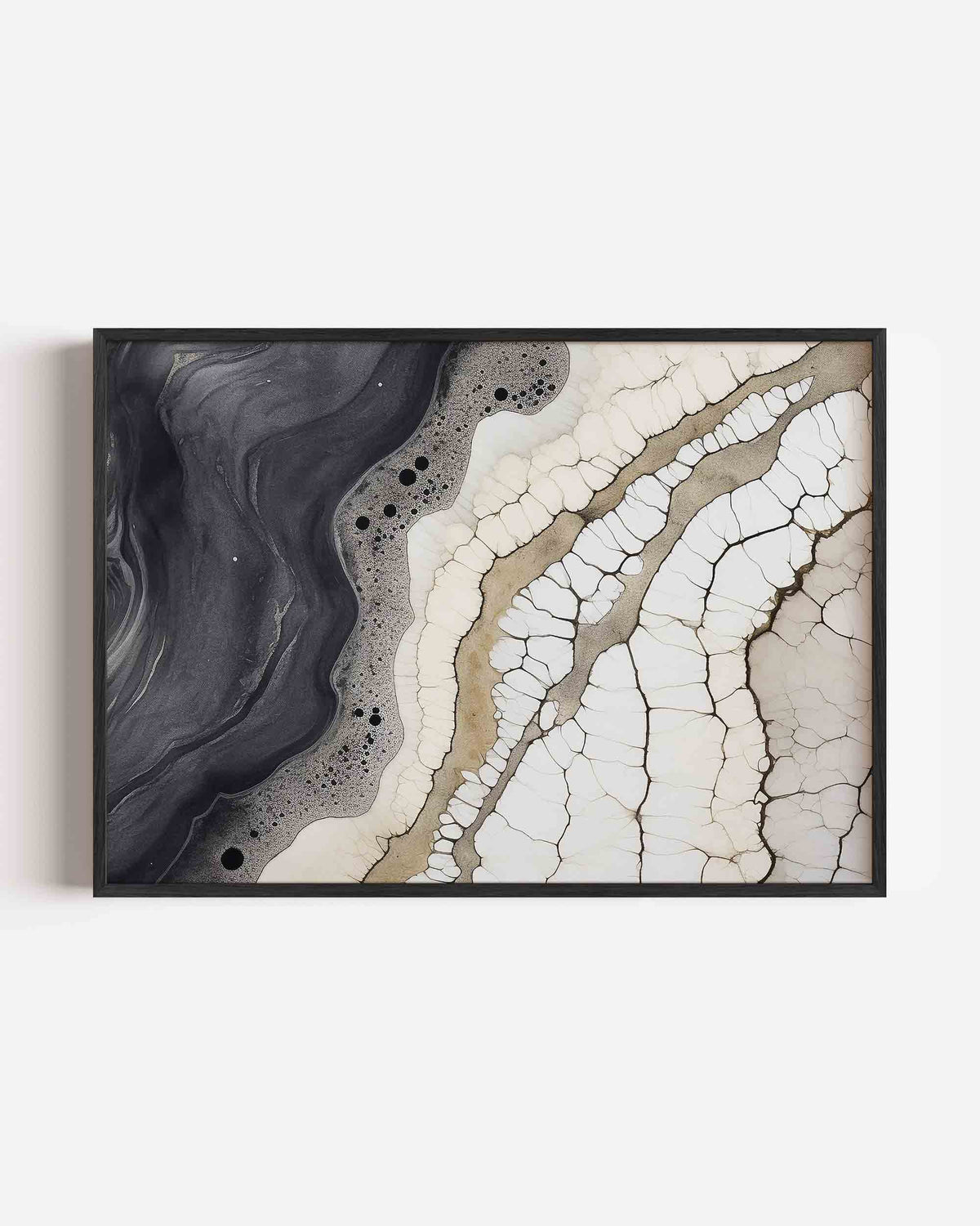 Abstracte lijnen en patronen – abstracte landscape poster als wanddecoratie