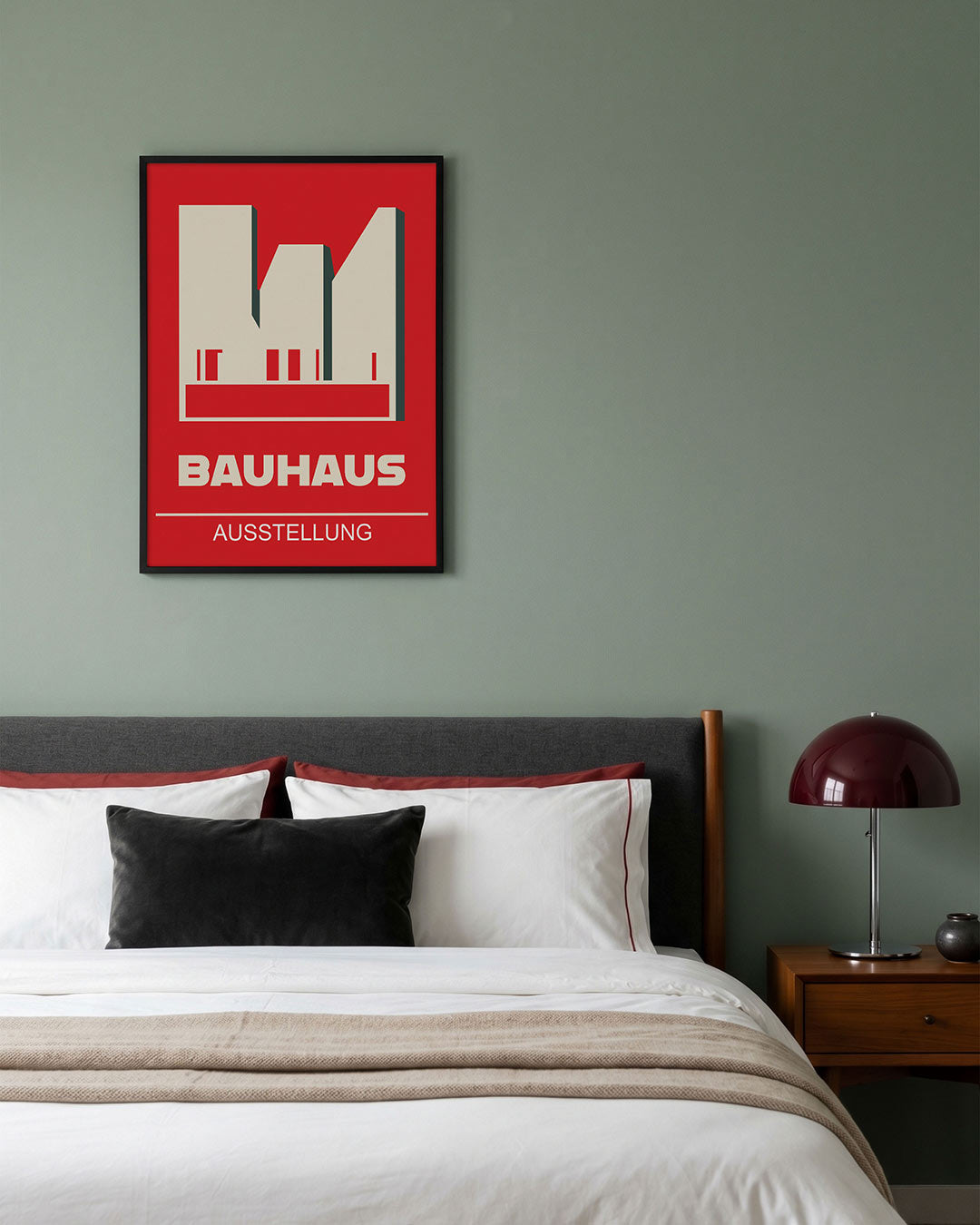 Vorm en kleur – geometrische poster in Bauhaus-stijl van WallArtistic