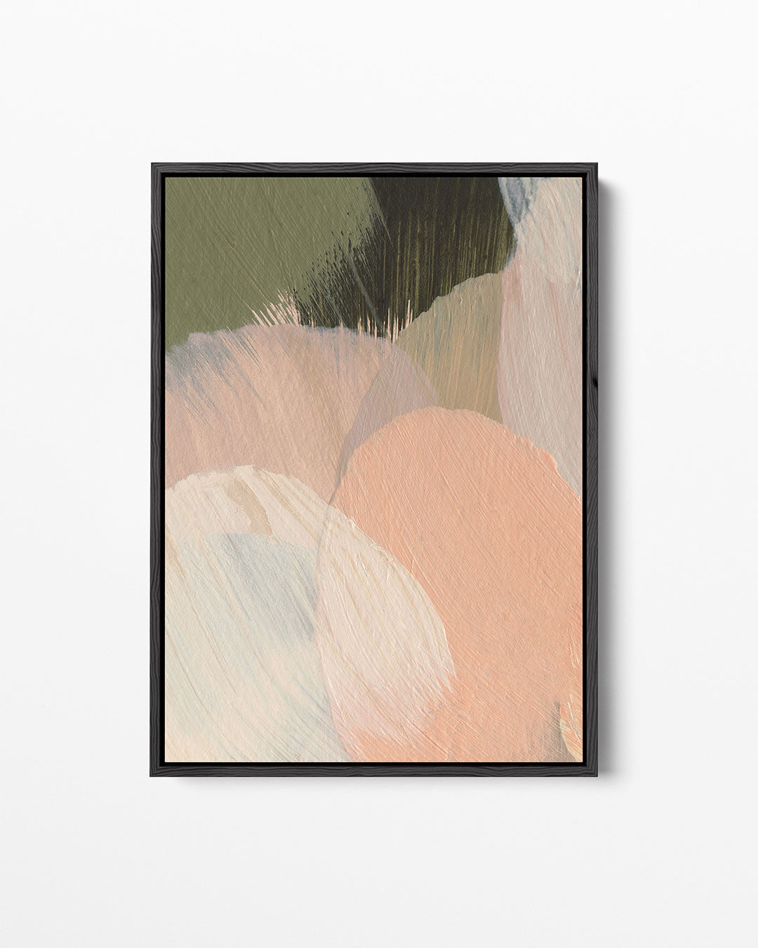 Organische kleurencompositie – staand wanddecoratie kunstwerk