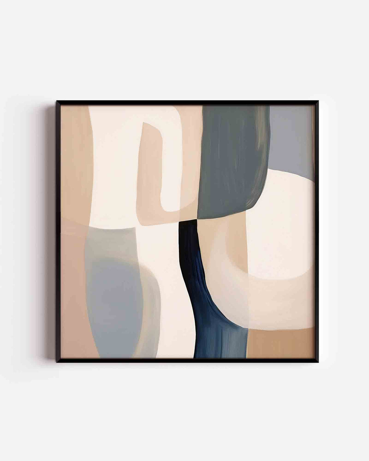 Abstracte vormen – abstracte vierkante poster als wanddecoratie