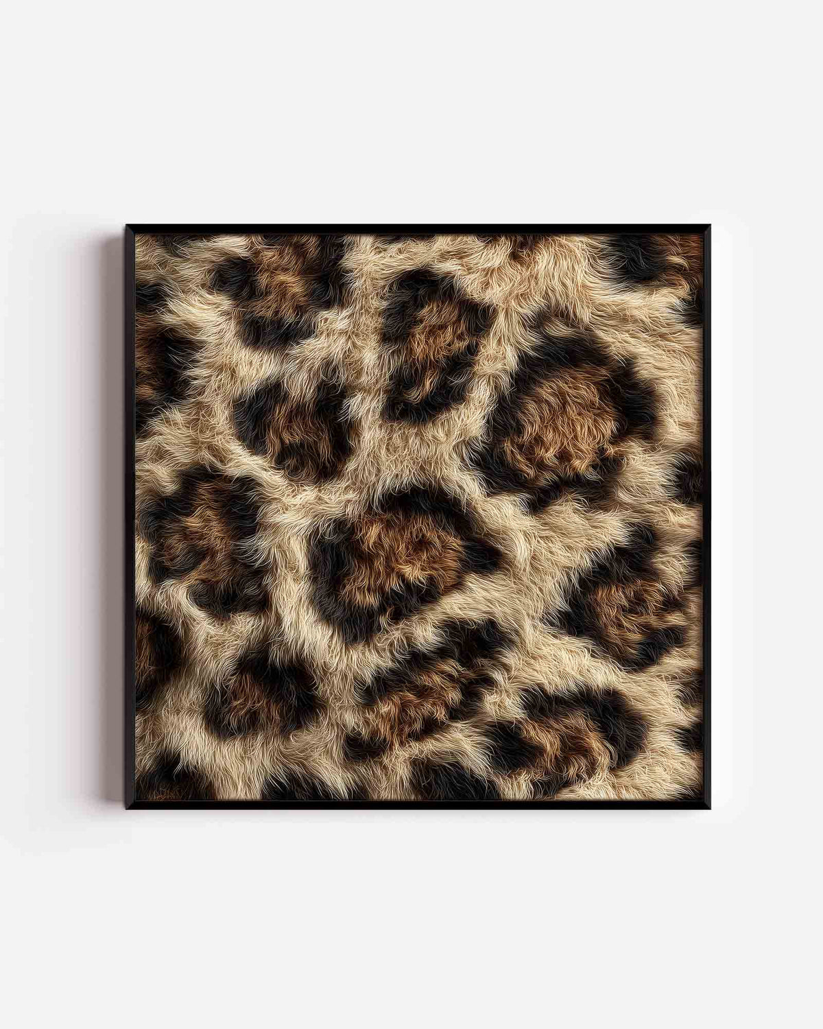 Luipaardprint – jungle vierkante poster als wanddecoratie