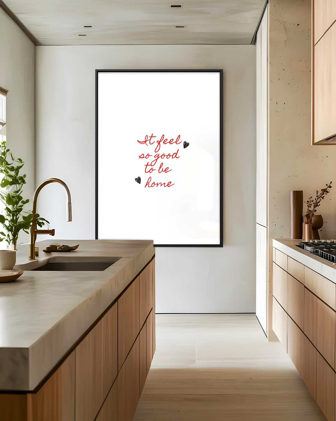 Welkom Thuis Wanddecoratie – dibond wanddecoratie in staand formaat