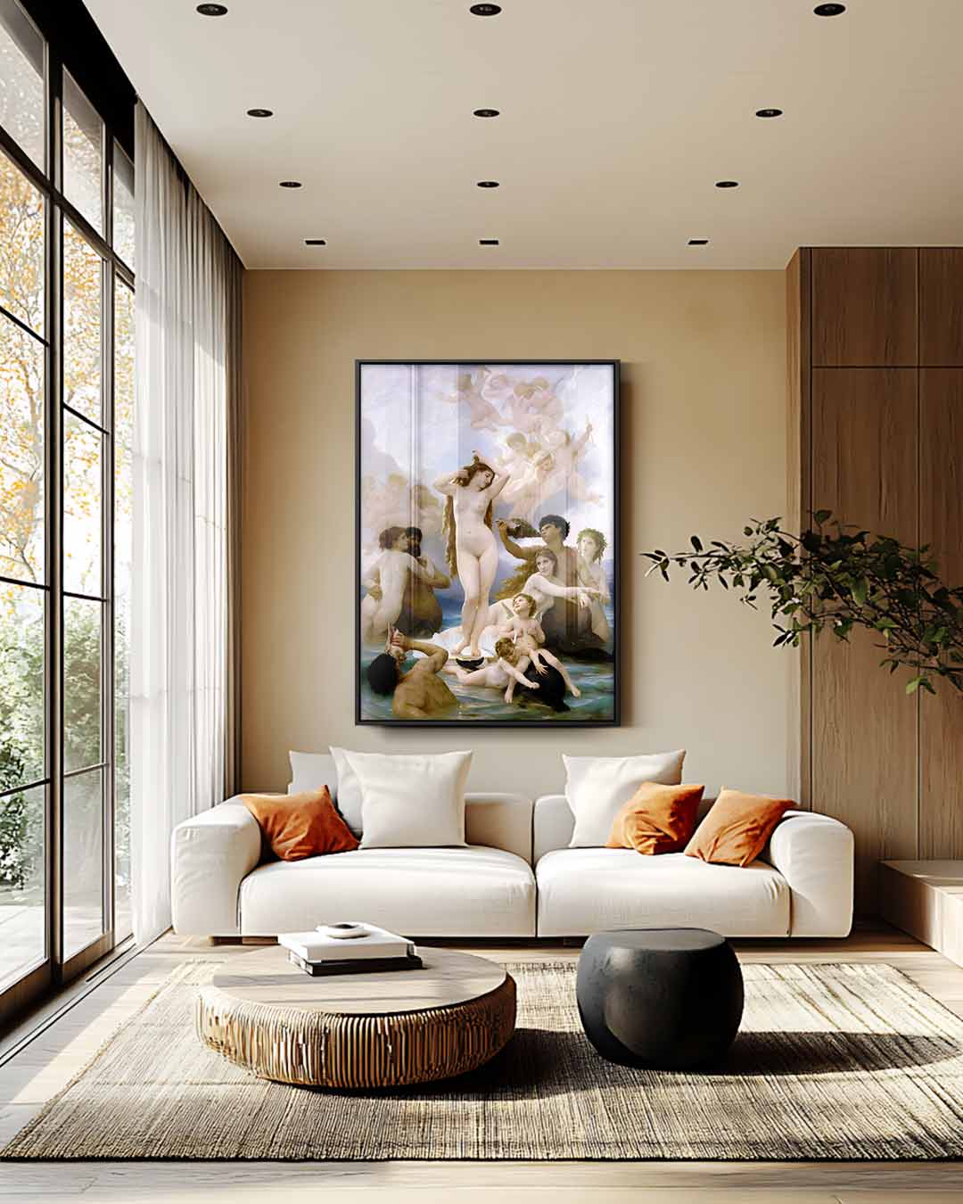 Geboorte van Venus – staand kunstwerk voor modern interieur