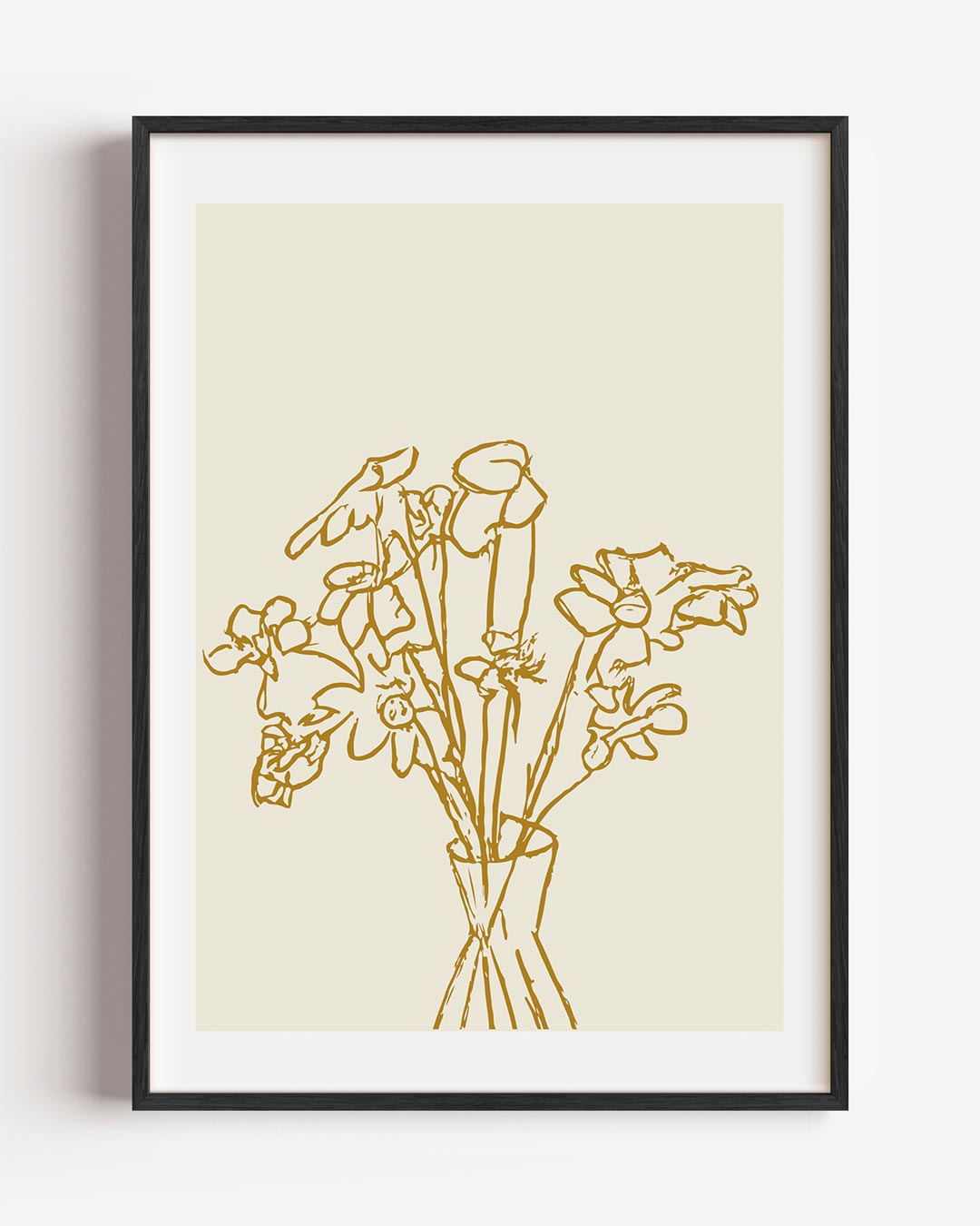 Bloemen Elegantie – keuken portret poster als wanddecoratie