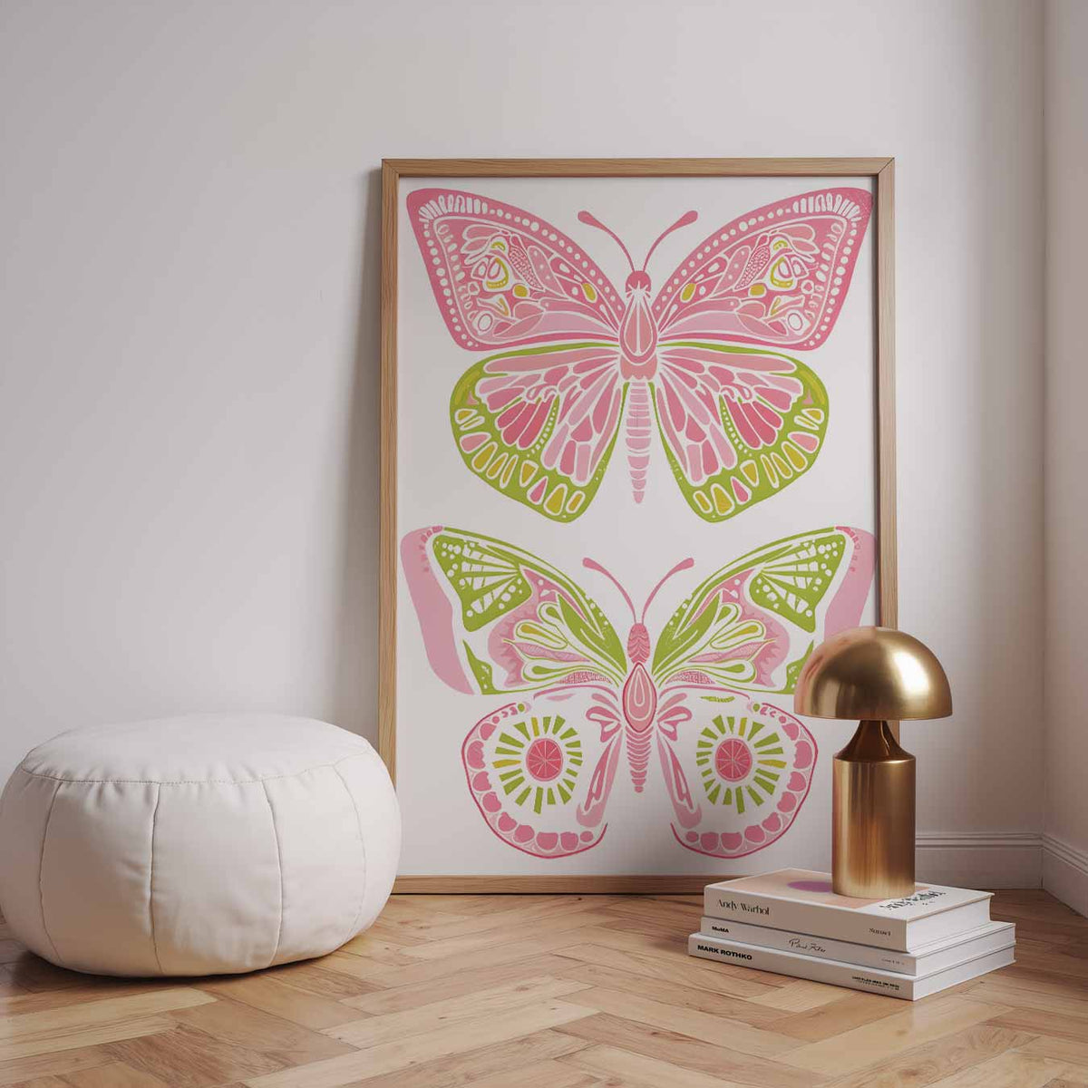 Vlinder Droomvlucht – urban poster in staand formaat