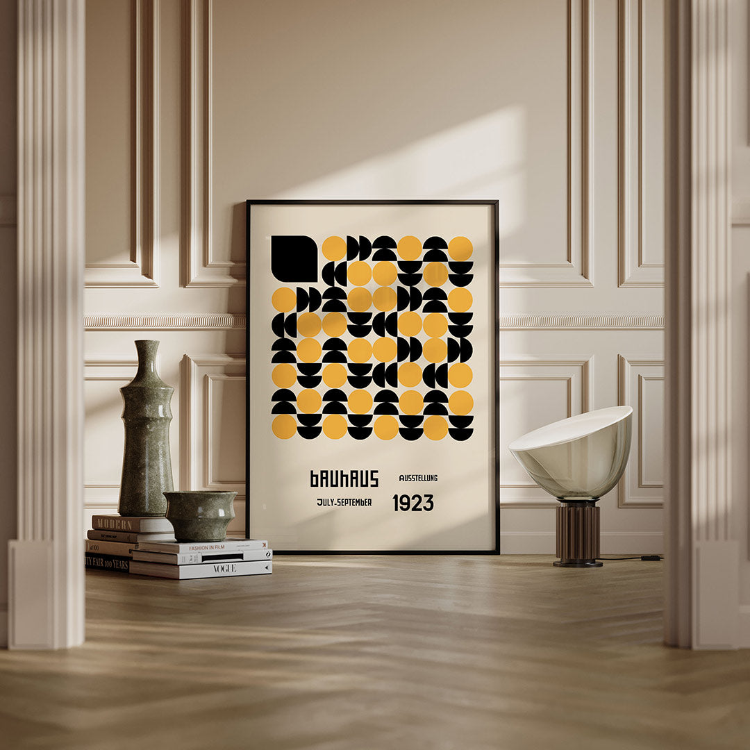 Vorm en ritme – moderne Bauhaus wandkunst als poster