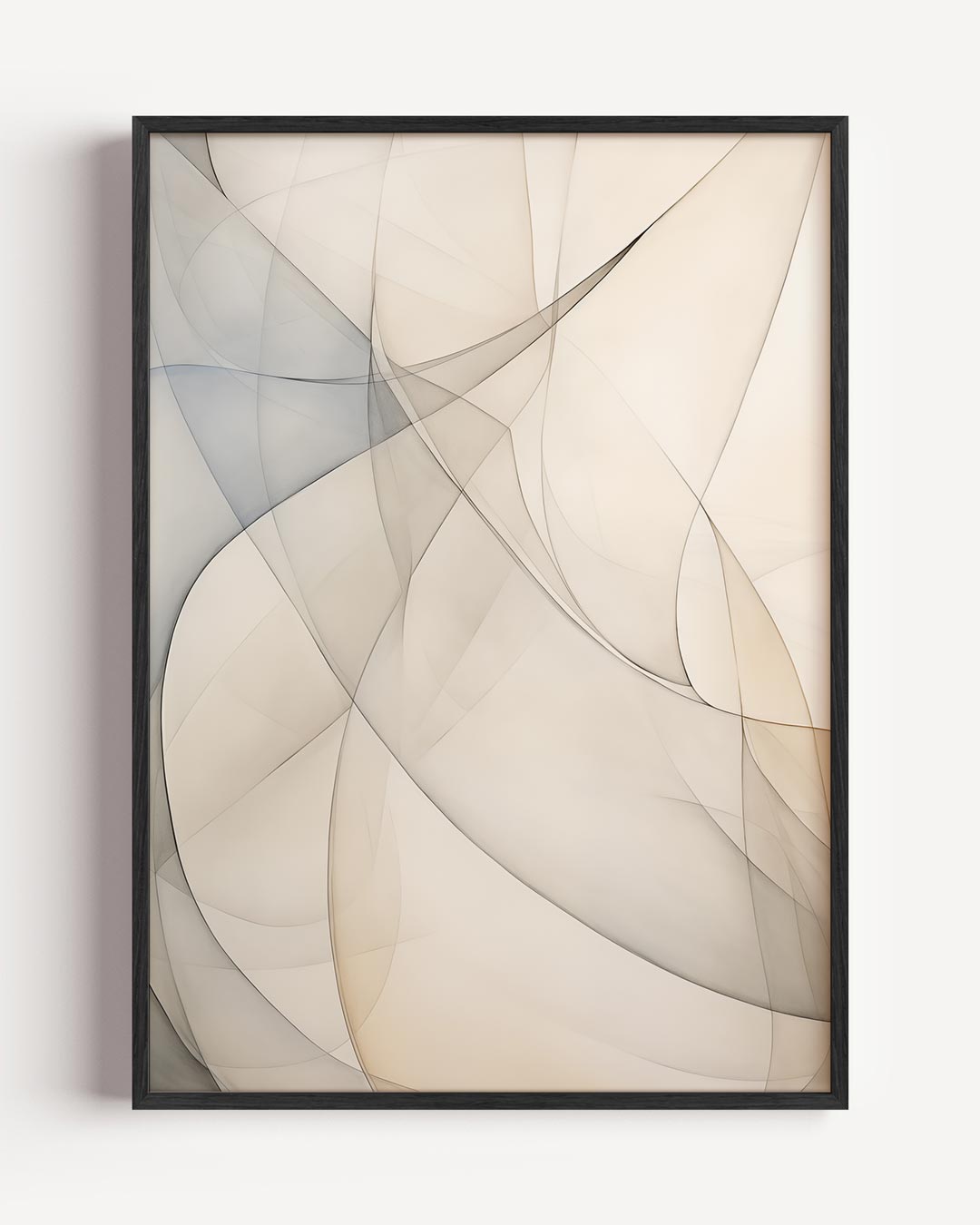 Elegante Abstracte Vormen – elegante portret poster als wanddecoratie