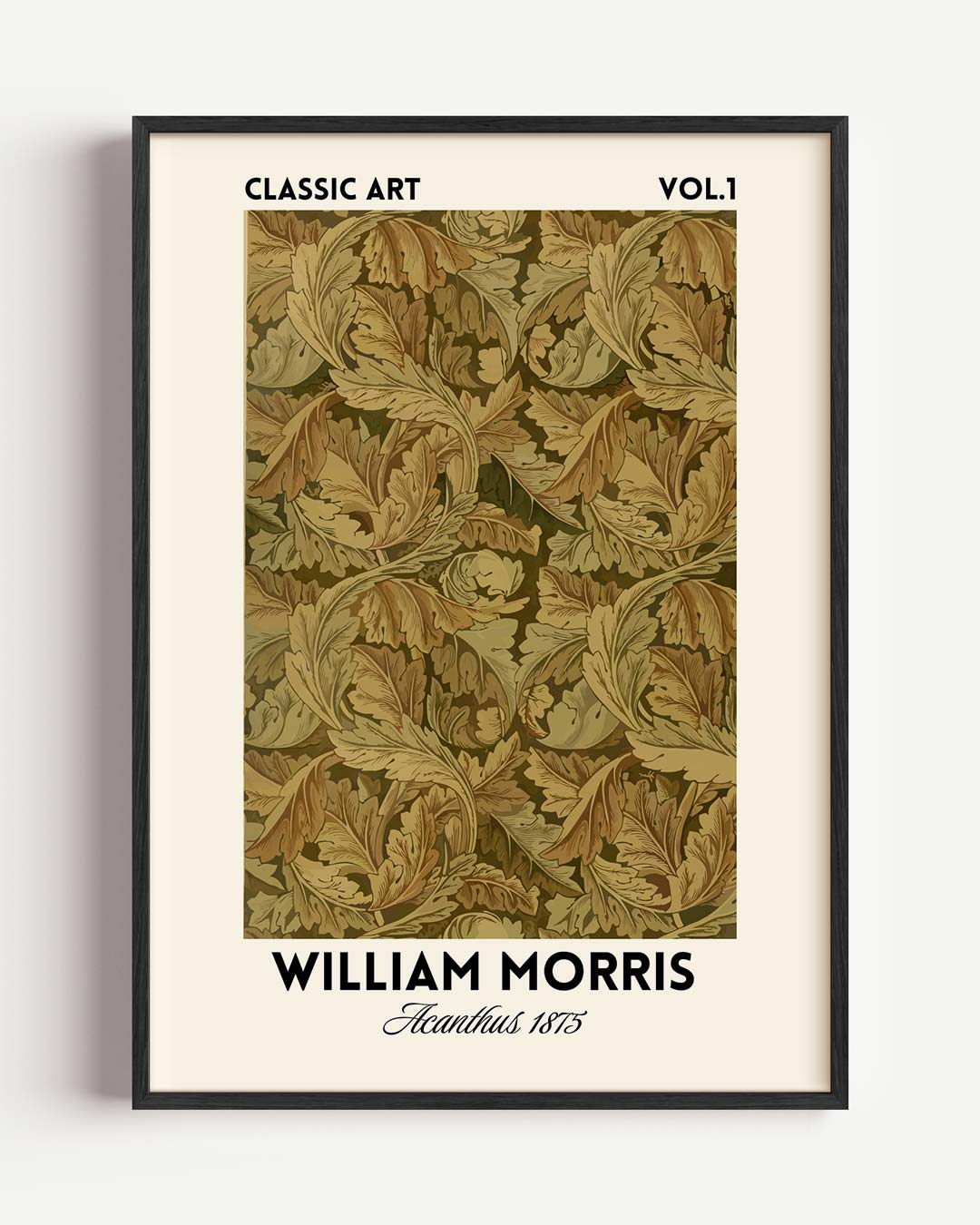 William Morris Acanthus 1875 – William Morris portret poster als wanddecoratie