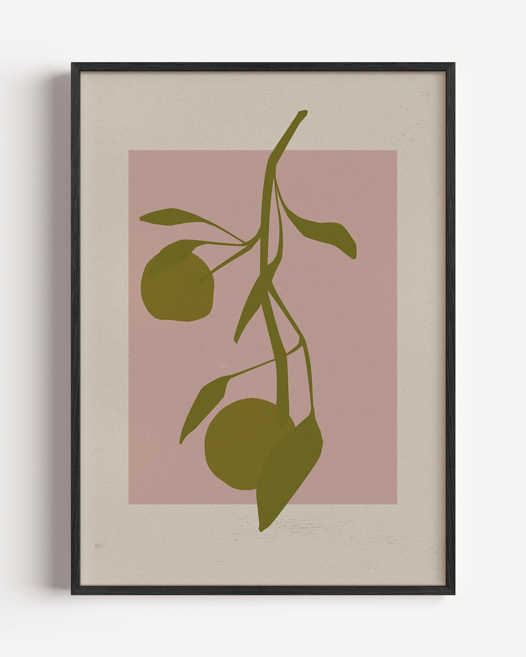 Abstracte – bloemen portret poster als wanddecoratie