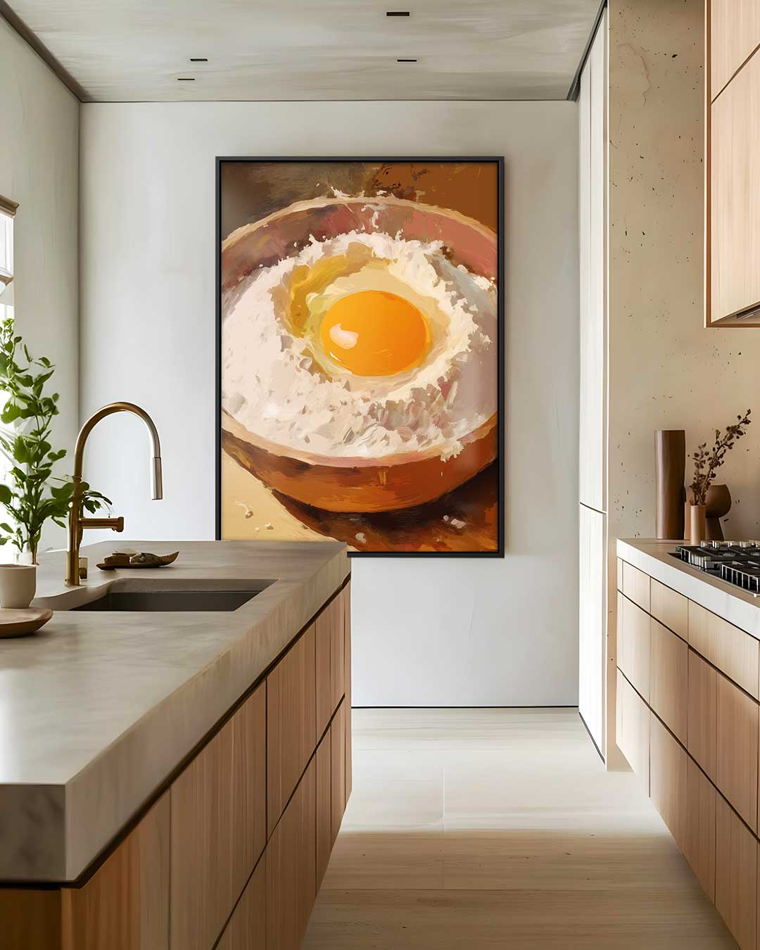 Het Perfecte Bakmoment – staand kunstwerk voor modern interieur
