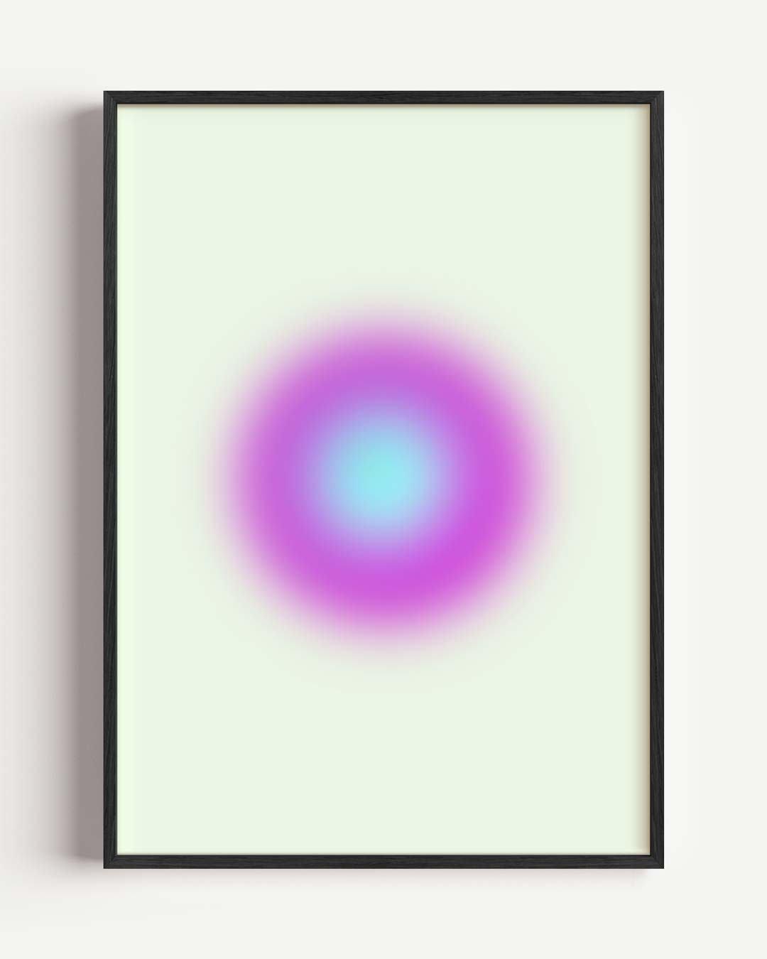 Zachte Regenboog Vibes – mindful portret poster als wanddecoratie