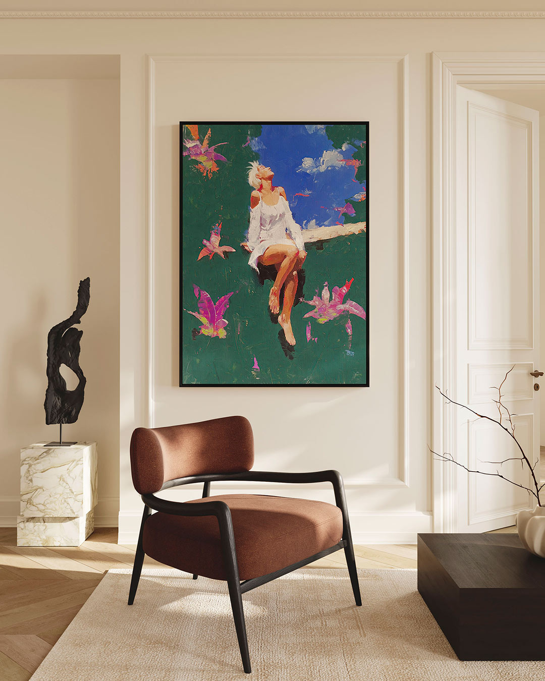 Zonnige droom – staande wanddecoratie