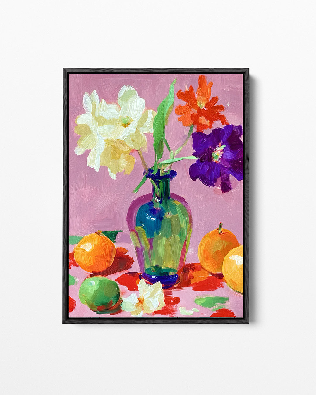 Kleurrijke bloemenvorm – staand wanddecoratie kunstwerk