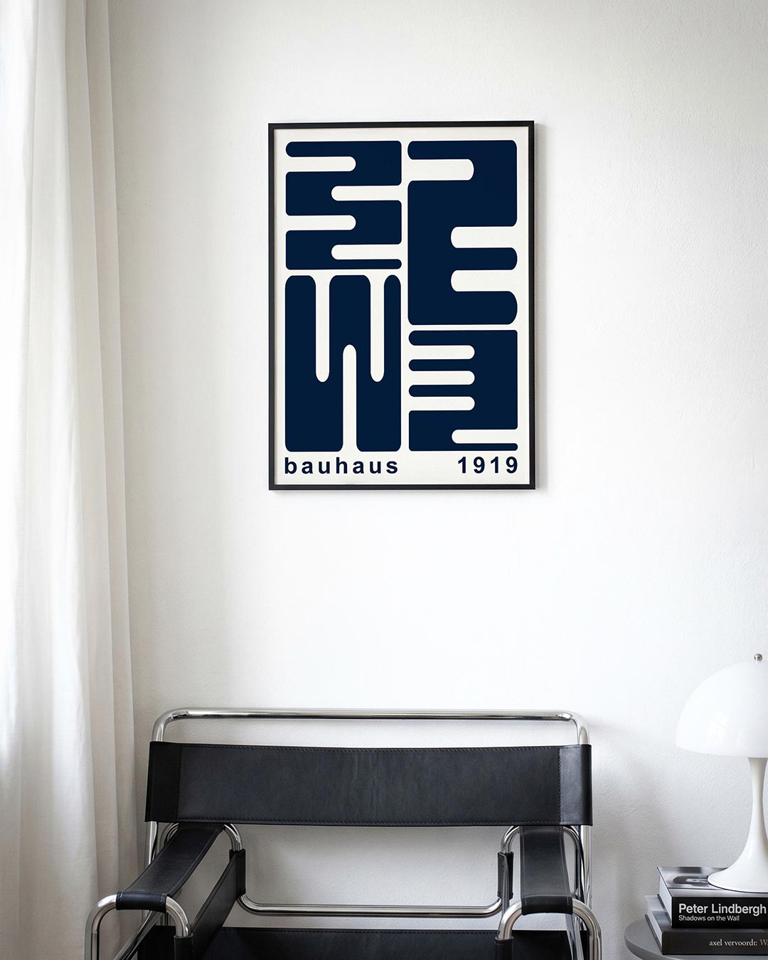 Vorm en lijnenspel – moderne Bauhaus wandkunst als poster