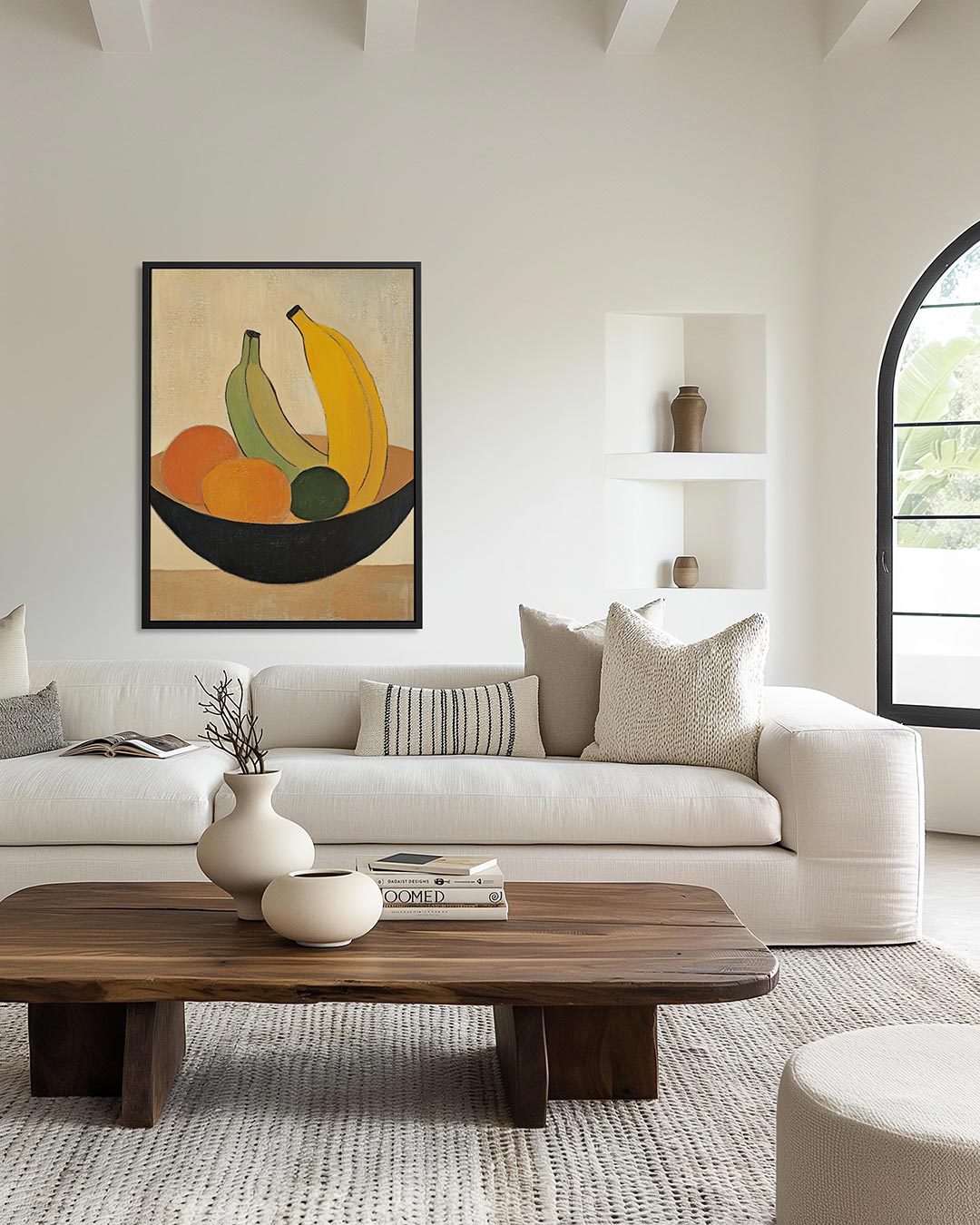 Fruit in schaal – staand wanddecoratie kunstwerk