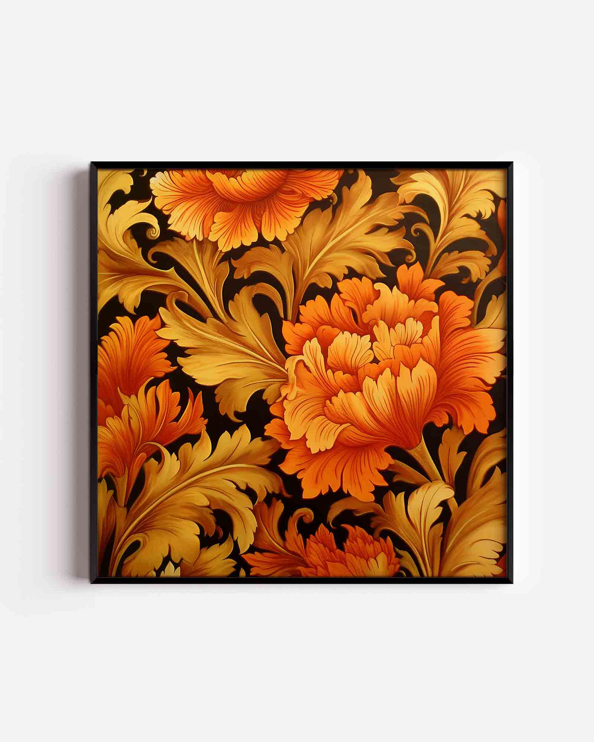 Bloemmotief – William Morris vierkante poster als wanddecoratie