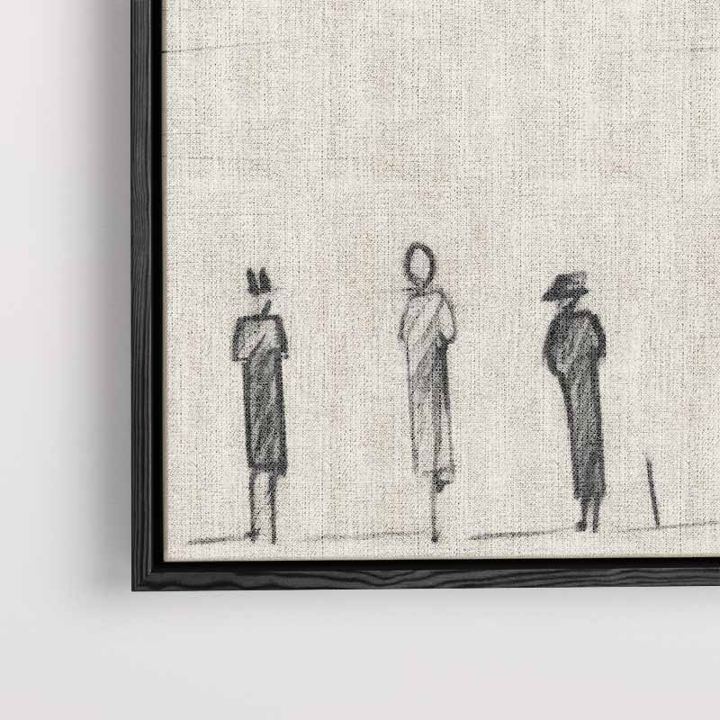Stilte in Beweging – staand kunstwerk voor modern interieur