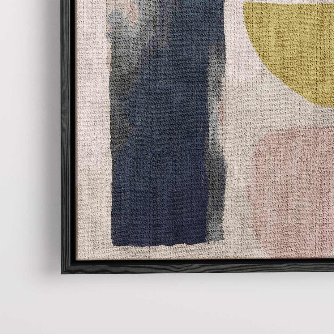 Speelse Abstractie – dibond kunstwerk als wanddecoratie