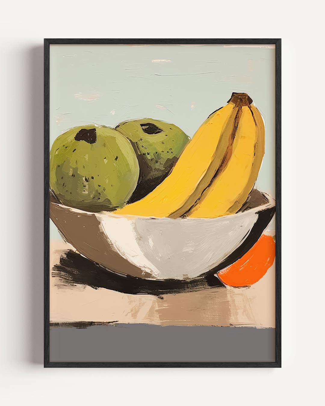 Tijdloze Fruitkom Kunstposter – keuken portret poster als wanddecoratie