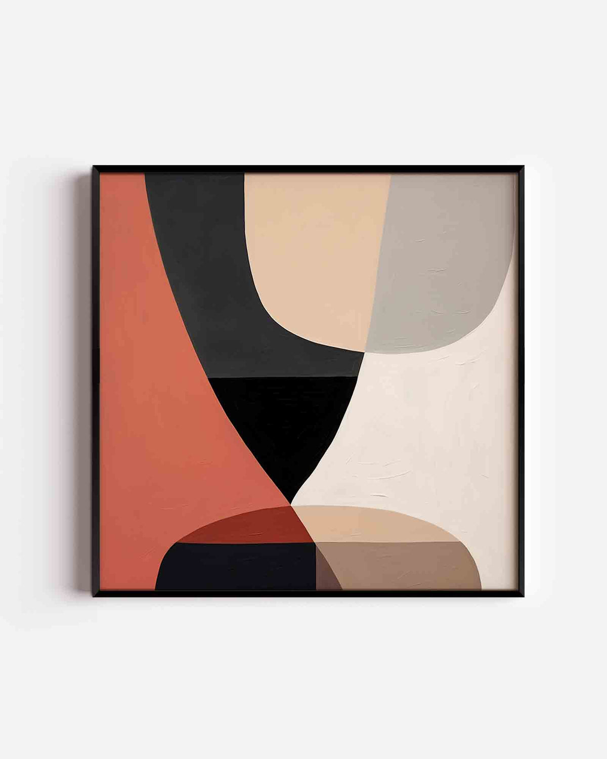 Abstracte vormen – abstracte vierkante poster als wanddecoratie