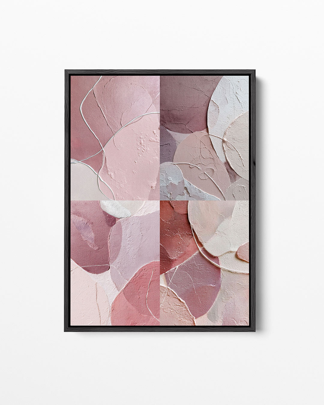 Organische vormen compositie – staand wanddecoratie kunstwerk