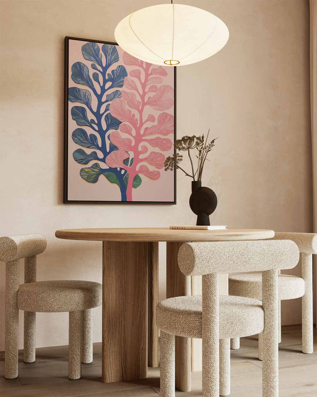 Bloeiende Fantasie – staand kunstwerk voor modern interieur