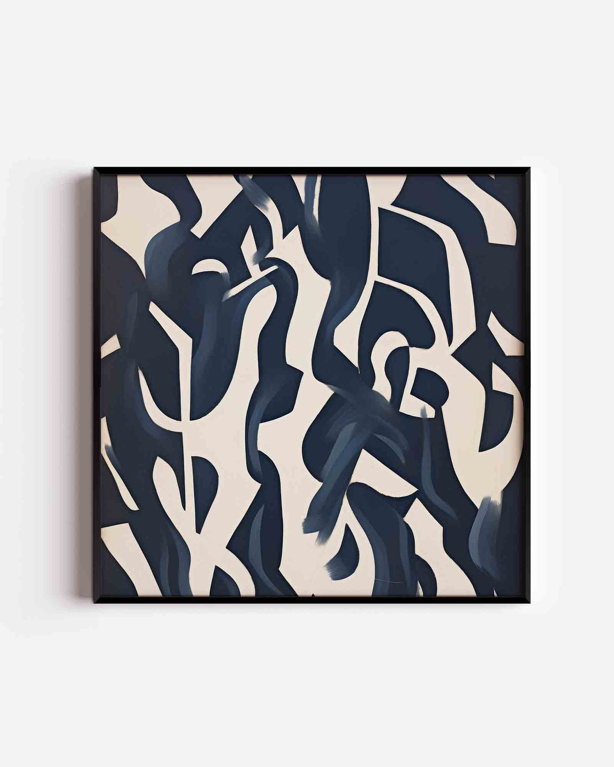 Abstracte vormen – kleurrijke illustratie poster als wanddecoratie