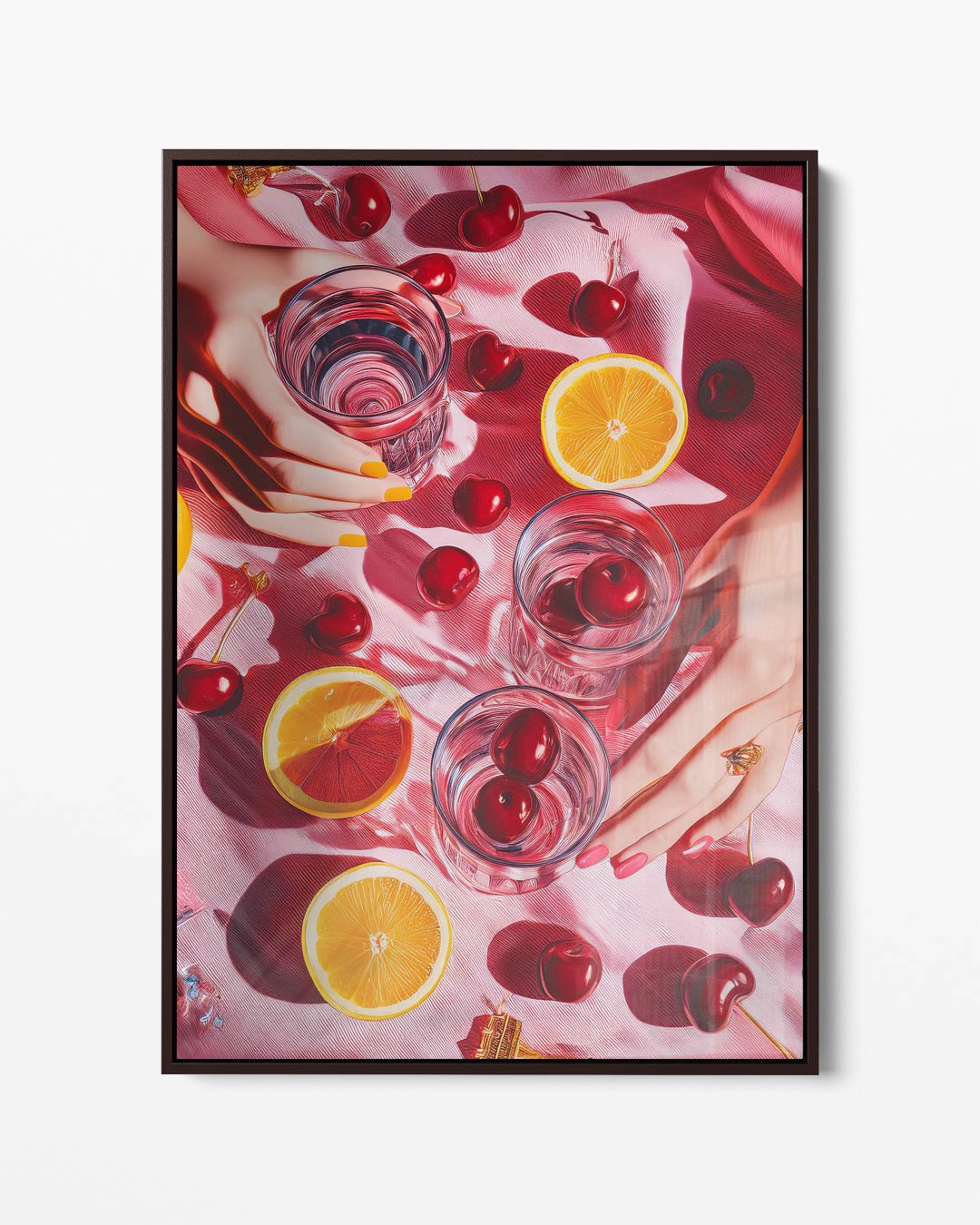 Fruitige Toost – portret kunstwerk als wanddecoratie