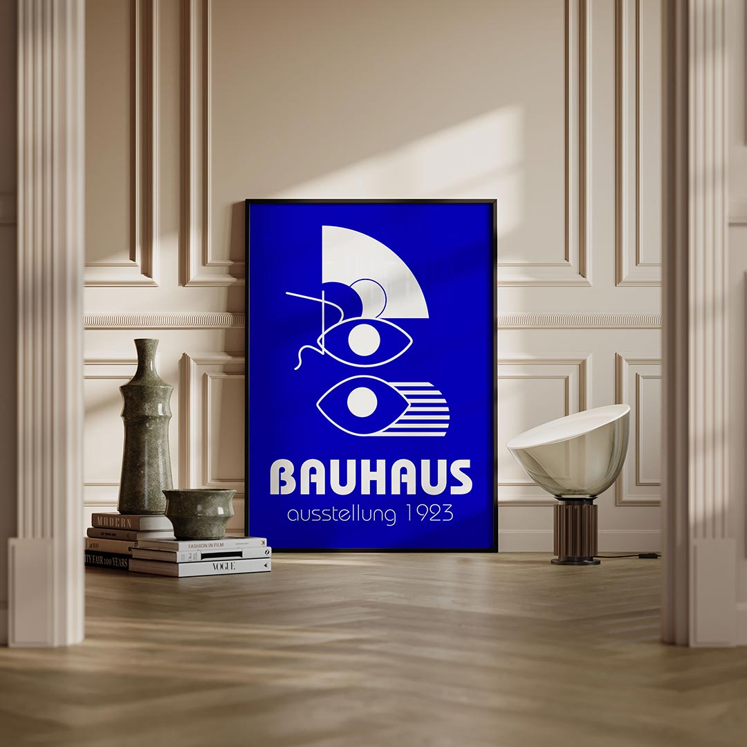 Vormen en vlakkenspel – moderne Bauhaus wandkunst als poster