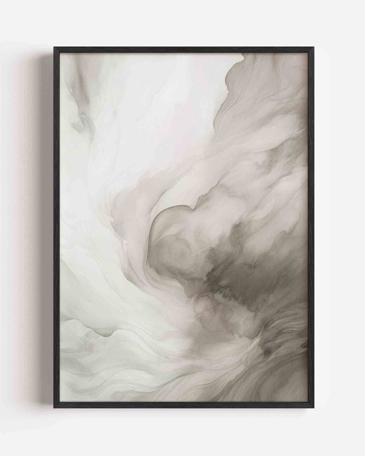 Vloeiende vormen – zacht abstracte portret poster als wanddecoratie