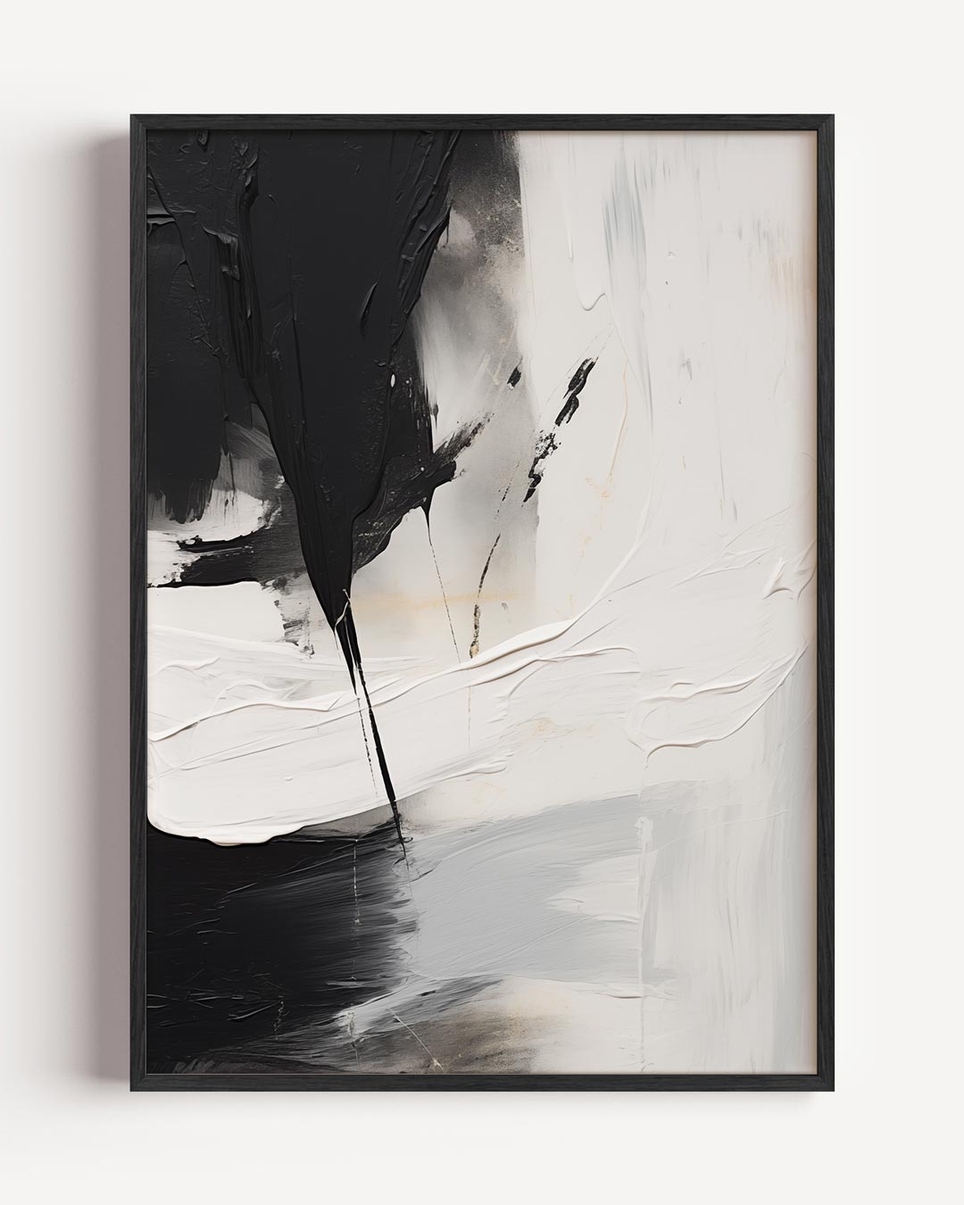 Moderne Abstracte Kunstposter – textuur portret poster als wanddecoratie