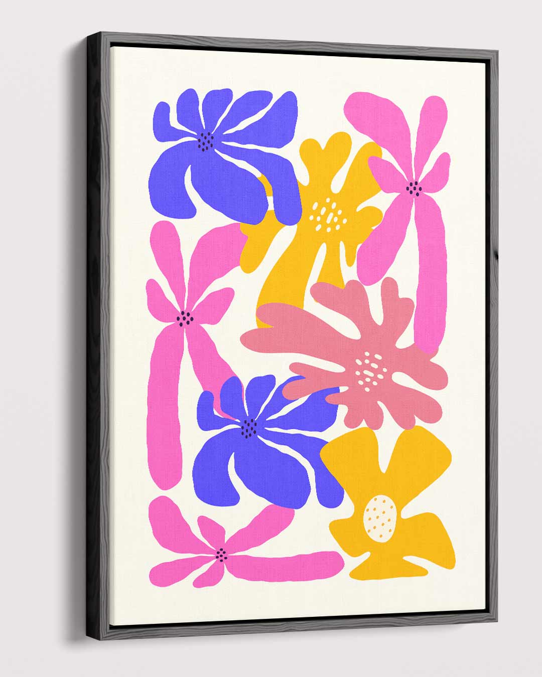 Bloemenexplosie Canvas – dibond kunstwerk als wanddecoratie