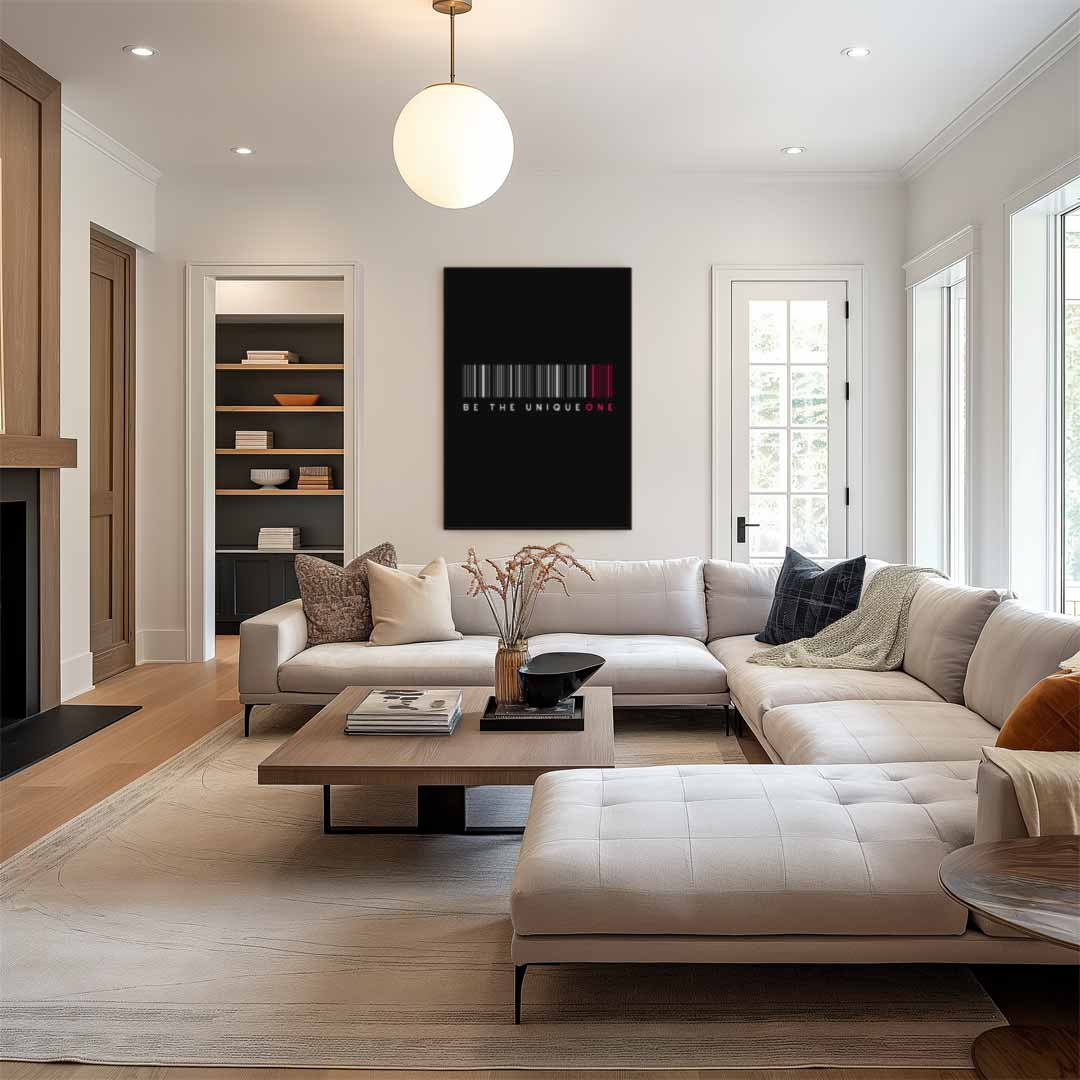 Be the Unique One – staand kunstwerk voor modern interieur